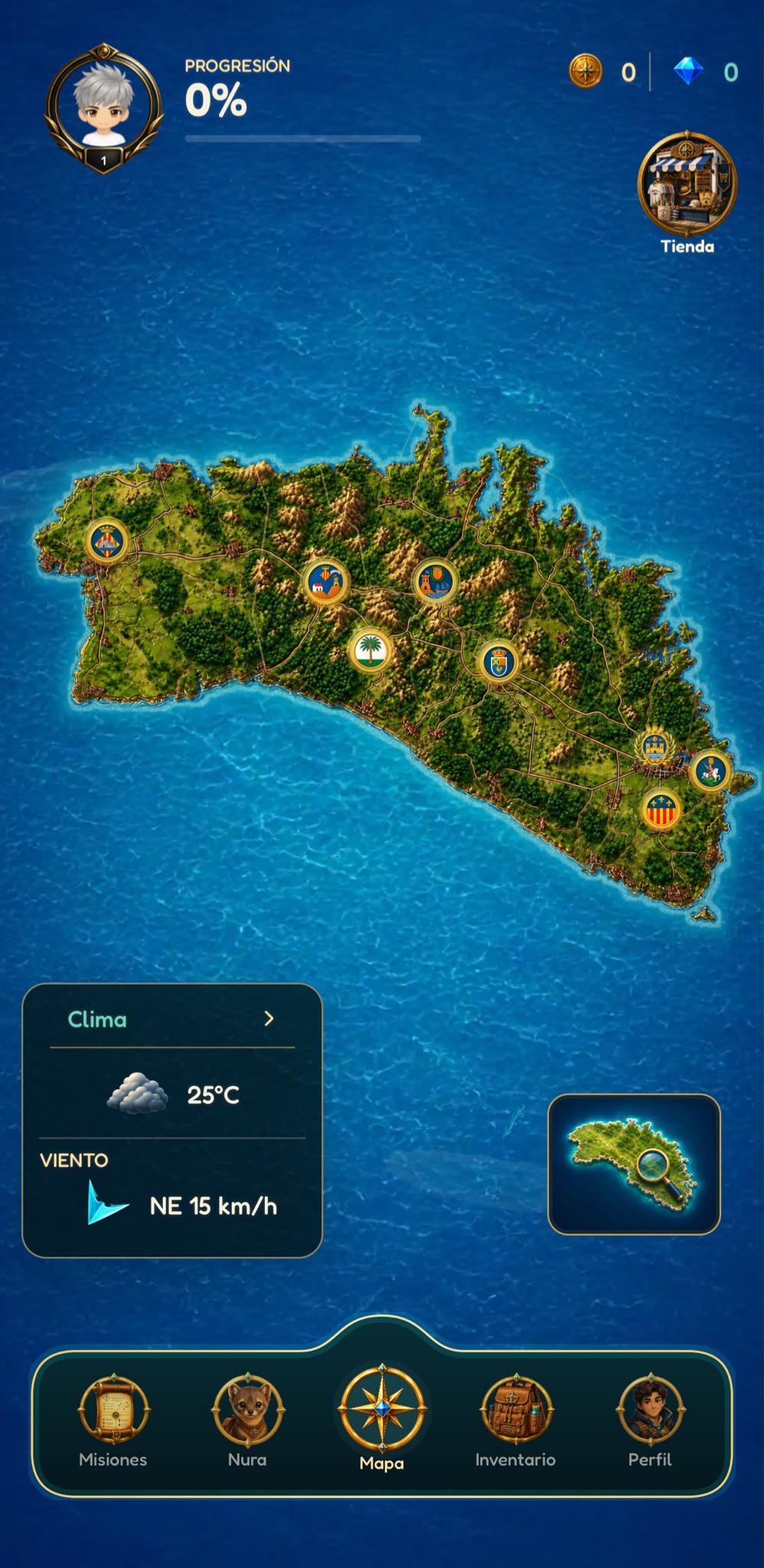 Mapa interactiu de LooTravel
